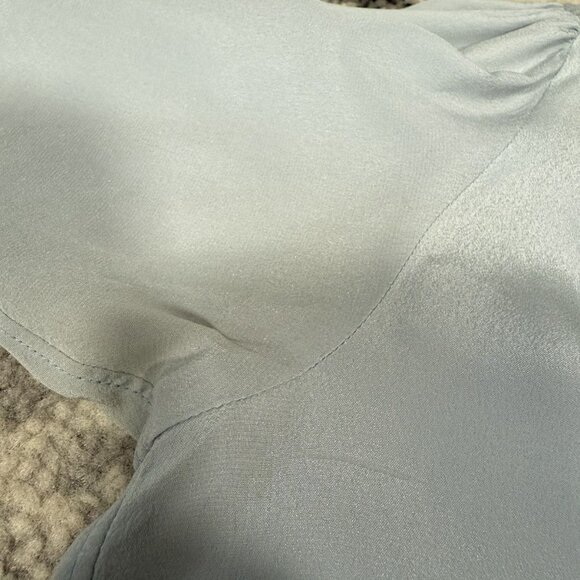 Rare Vintage 1970s Yves Saint Laurent Bow Scarf Blouse - Picture 7 of 7